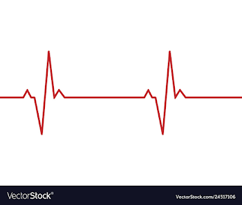 Heartbeat line background Royalty Free Vector Image