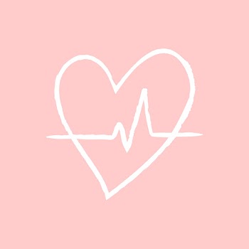 Heartbeat psd icon, pink doodle illustration | Free stock illustration | High Resolution graphic