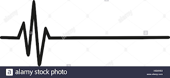 Heartbeat with long line Stock Photo: 130701819 - Alamy