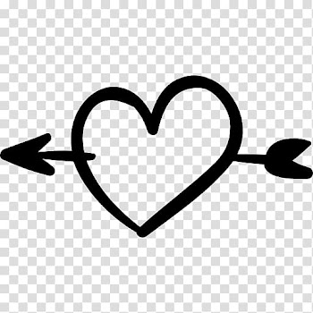 Hearts and arrows , heart transparent background PNG clipart