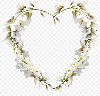 Hearts and Flowers Border Picture Frames Photography Clip art - pearls 