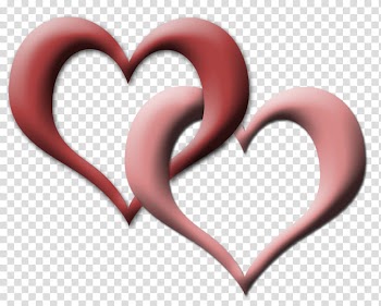 Hearts and Stars s, pink and red heart transparent background PNG clipart