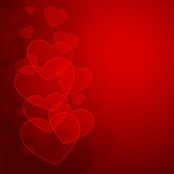 Hearts Background For Valentine Day Vector Design Illustration ...