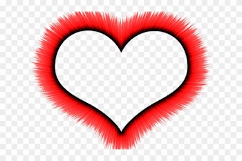 Hearts Clipart Fire - Transparent Background Heart Border Png