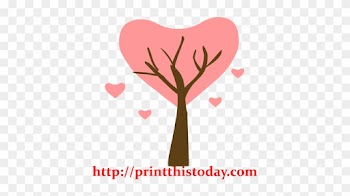 Hearts Clipart Pretty Heart - Love Tree Clipart