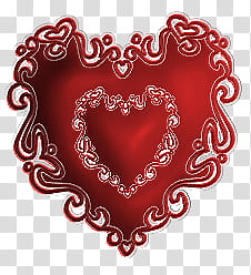 Hearts Collection, pair of gold-colored heart earrings transparent background PNG clipart