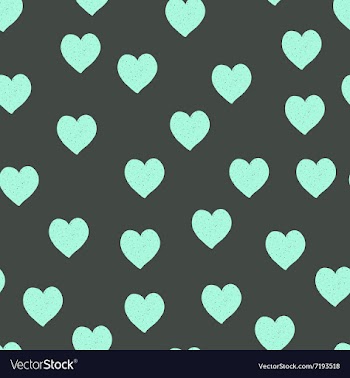  					Hearts color hand-drawn seamless pattern vector image														