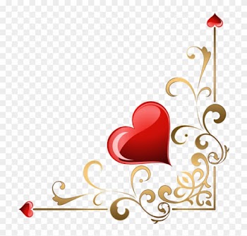 Hearts Corners Lz 001 By Lyotta - Heart Corner Border Designs