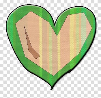 Hearts , green and beige heart illustration transparent background PNG clipart
