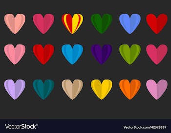hearts hot balloon valentine set