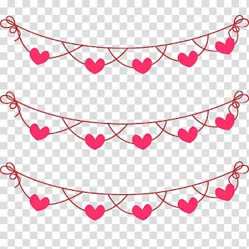 Hearts illustration, Valentine's Day Marriage Love Wedding, A variety of Valentine's Day wreath transparent background PNG clipart