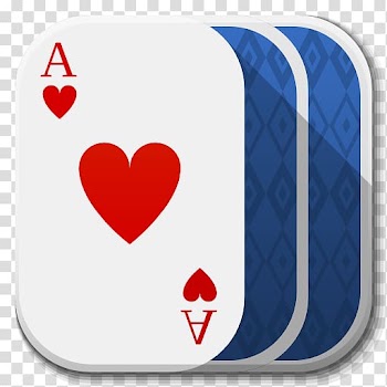 Hearts of ace card , heart area, Apps Game Cards transparent background PNG clipart