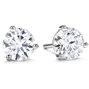 Hearts on Fire 3 Prong Stud Earrings (.32) 001-150-04660 | Diamond ...