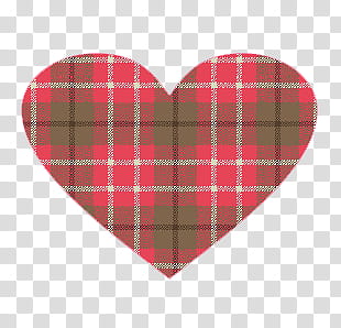 Hearts, red, white, and green plaid heart illustration transparent background PNG clipart