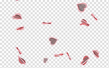 Hearts Renders, pink and black hearts art transparent background PNG clipart