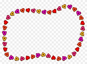 Hearts Shapes Border Frame Blank Copyspace - Khung Hình Trái Tim