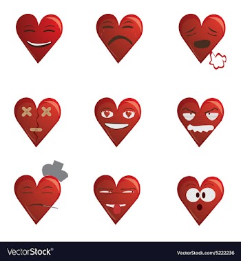Hearts vector image