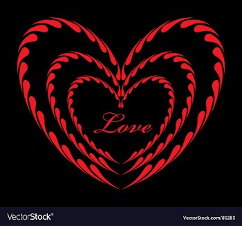 Hearts vector image
