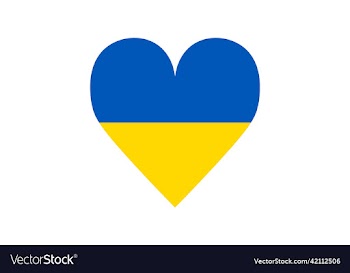 heartshaped flag of ukraine