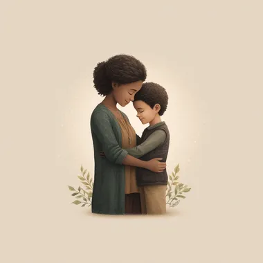 Heartwarming Mother-Son Embrace