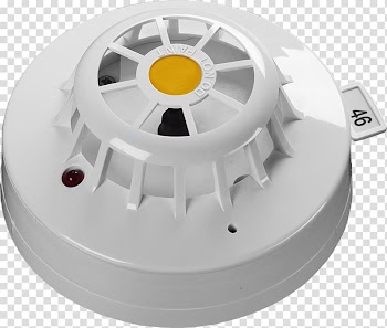 Heat detector Fire alarm system Smoke detector Sensor, fire transparent background PNG clipart