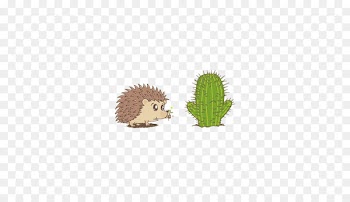 Hedgehog Illustration - Cartoon hedgehog 
