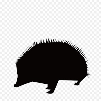 Hedgehog Silhouette Gratis - Hedgehog Silhouette 