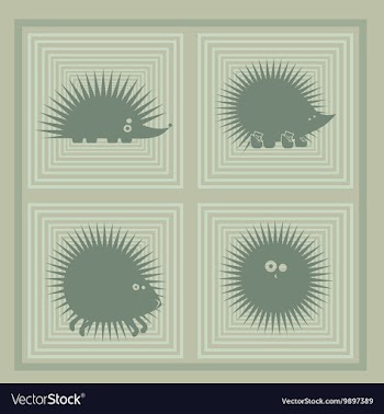 Hedgehog vector image