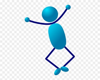 Heel Kick Clip Art At Clker - Stick People Clip Art