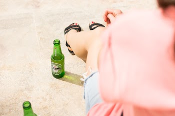 Heineken beer bottle 