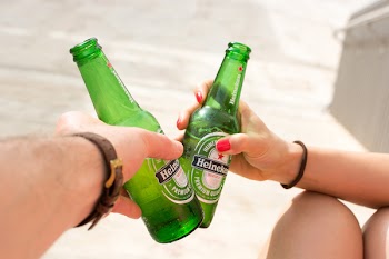 Heineken beer bottle 