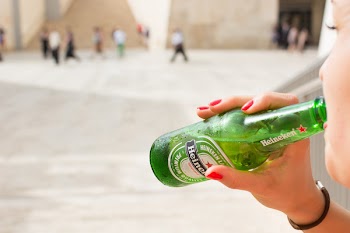 Heineken beer bottle 