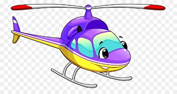 Helicopter Airplane Flight Clip art - Hand-painted helicopter 