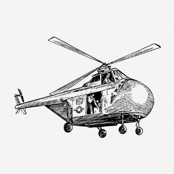 Helicopter drawing, vintage military vehicle | Free Photo - rawpixel