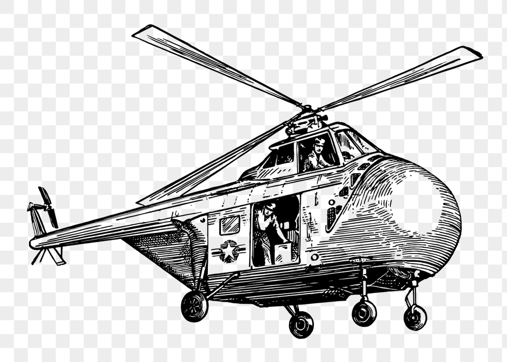 Helicopter png sticker, military vehicle | Free PNG - rawpixel