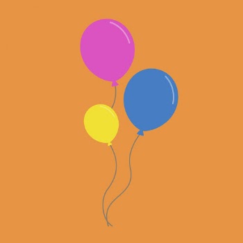 Helium balloons party decoration element | Free Vector - rawpixel