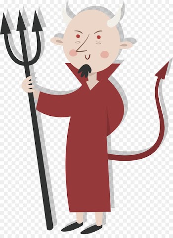 Hell Devil Demon Illustration - The devil in hell 