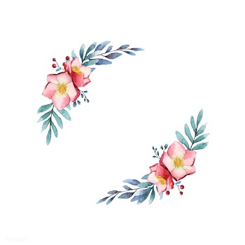 Hellebore flower frame painted by watercolor .. | Free stock vector - 489350