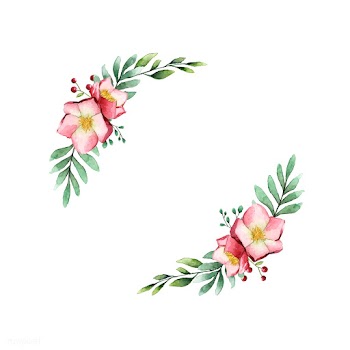 Hellebore flower frame painted by watercolor .. | Free stock vector - 489589