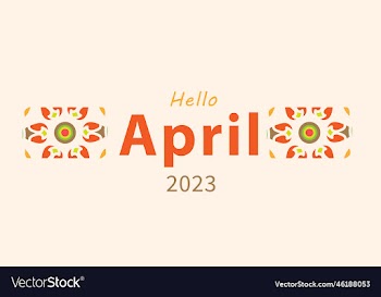 hello april april month