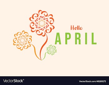 hello april april month