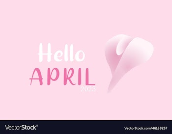 hello april april month