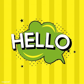 Hello bang cartoon | Free stock vector - 77436