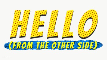 Hello from the other side during COVID-19 design element text | Free  transparent png - 2318760