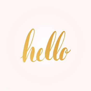 Hello greeting typography style vector | Free stock vector - 517729