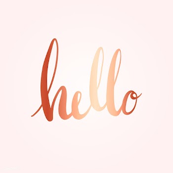 Hello handwritten typography style vector | Free stock vector - 517846