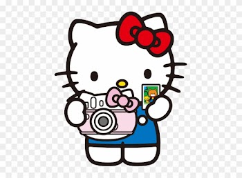 Hello Kitty Cartoon Clip Art - Hello Kitty With Camera