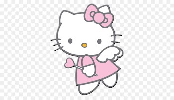 Hello Kitty Cat Image Drawing Sticker -  