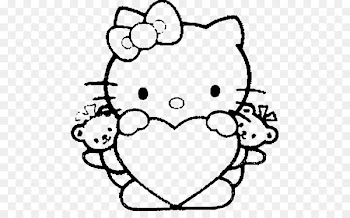 Hello Kitty Coloring book Cat Image Drawing - cat 