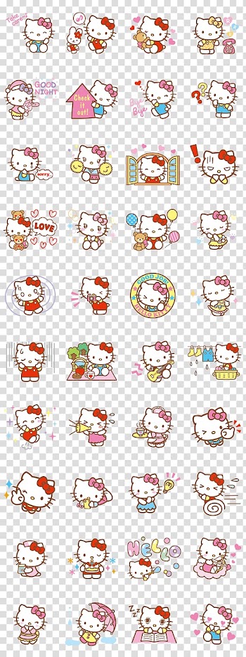 Hello Kitty emoji illustration, Hello Kitty Miffy Sticker Sanrio My Melody, Hello Kitty Hello Halloween transparent background PNG clipart